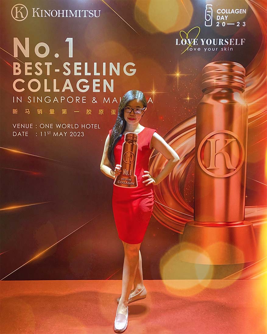 No. 1 Best Selling Collagen Drink in Singapore & Malaysia @ Kinohimitsu Collagen Day