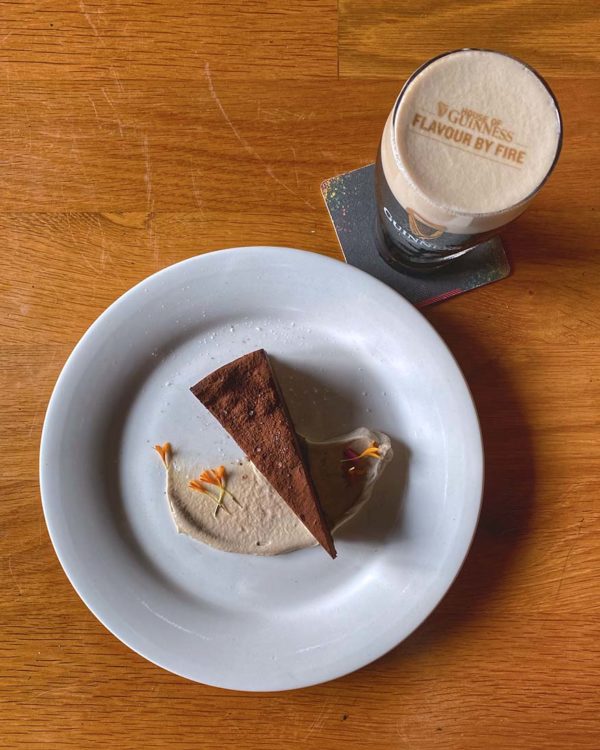 guinness flavour by fire not your ordinary barbecue flourless chocolate cake