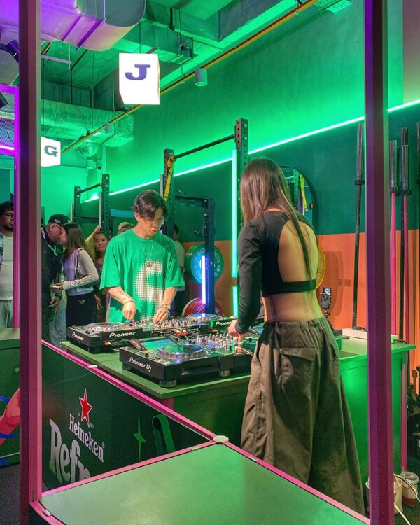 heineken refresh your music refreshing session good juju barbell club dj pairing