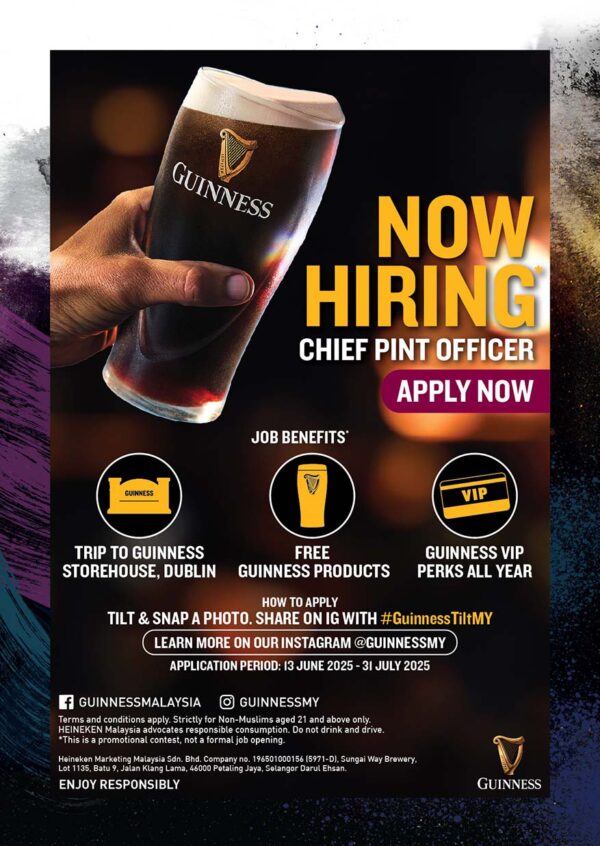 guinness malaysia chief pint officer cpo hunting campaign