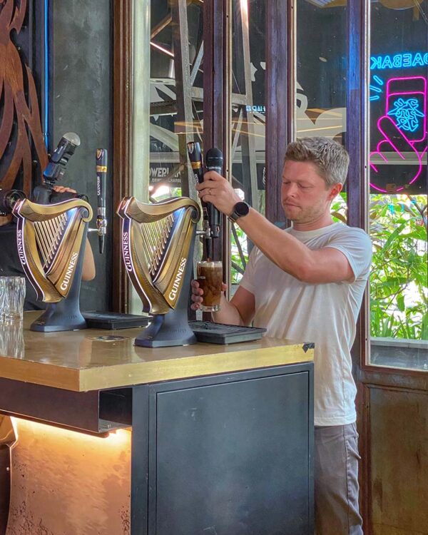 guinness malaysia chief pint officer cpo tilt test