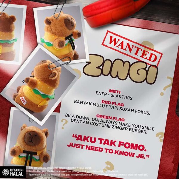 kfc malaysia bucket berbaloi kepcibara blind box collectibles zingi