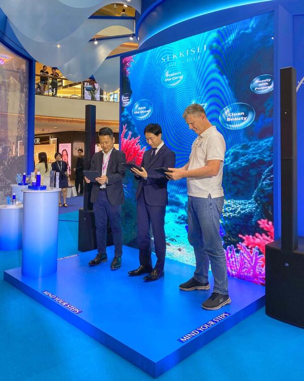 kose aeon sekkisei save the blue mid valley megamall launch event 
