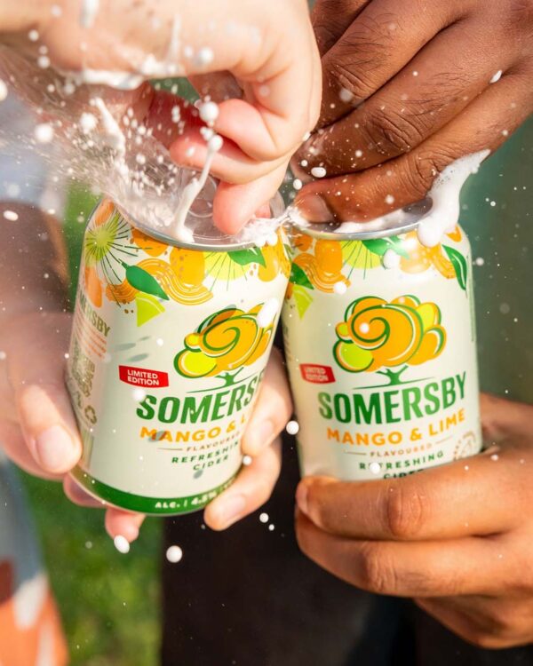 somersby mango lime cider a taste of the tropics sweet zesty flavour 