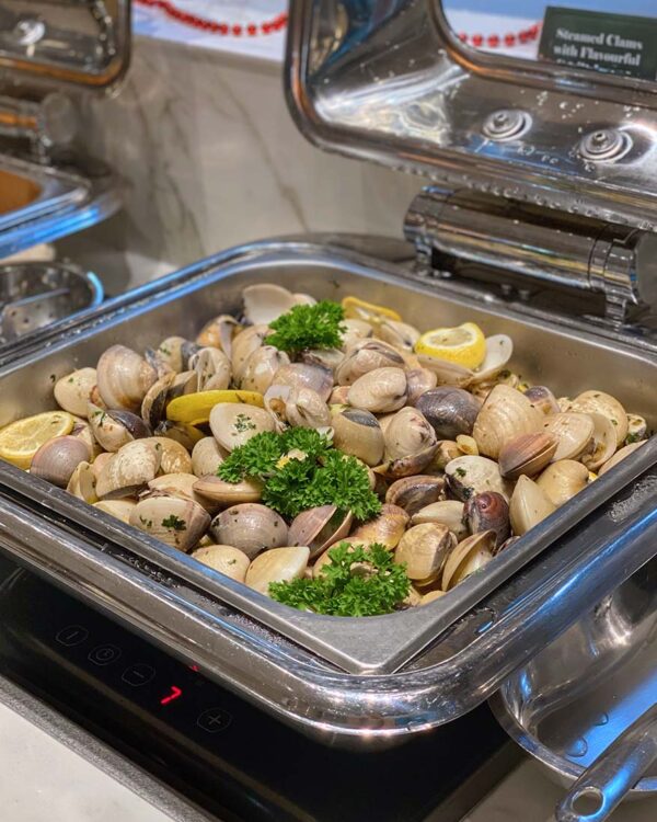 novotel kuala lumpur city centre christmas new year 2025 buffet food exchange steamed clams 