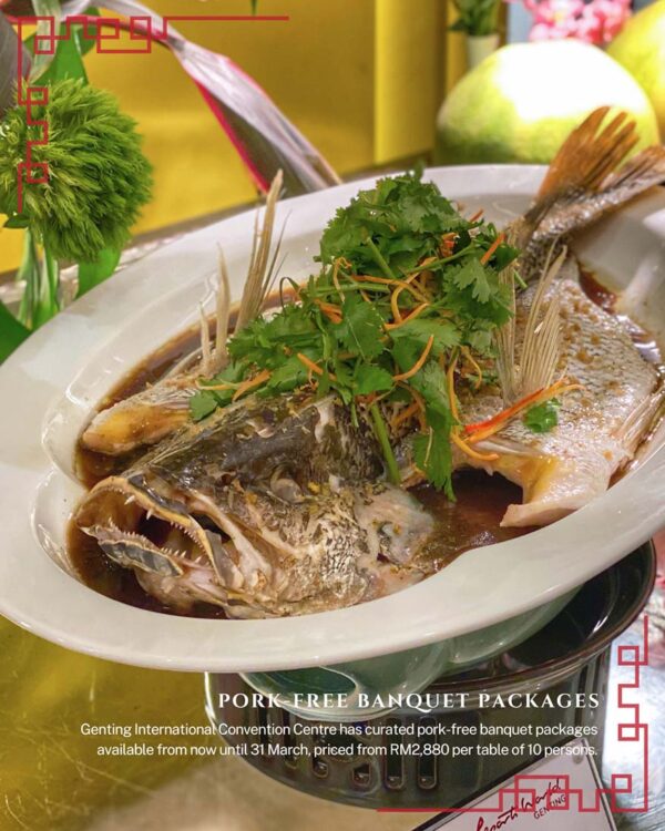 resorts world genting cny in the sky genting international convention centre pork-free banquet package