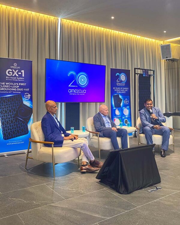 amezcua gx-1 bio reset system non-powered grounding mat wellness technology brand