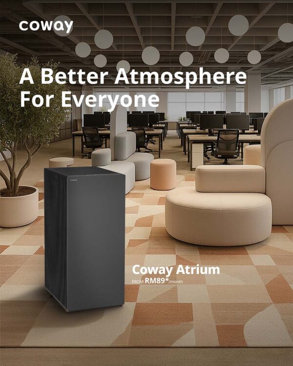 coway malaysia air purifier studio suite atrium rileks refresh zone dual‑motor high performance system