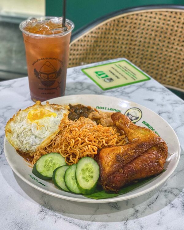 nuuna nasi lemak burung hantu signature nasi lemak instant noodles and vermicelli malaysian food