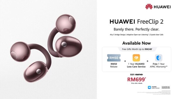 now is your spark huawei freeclip 2 berry purple