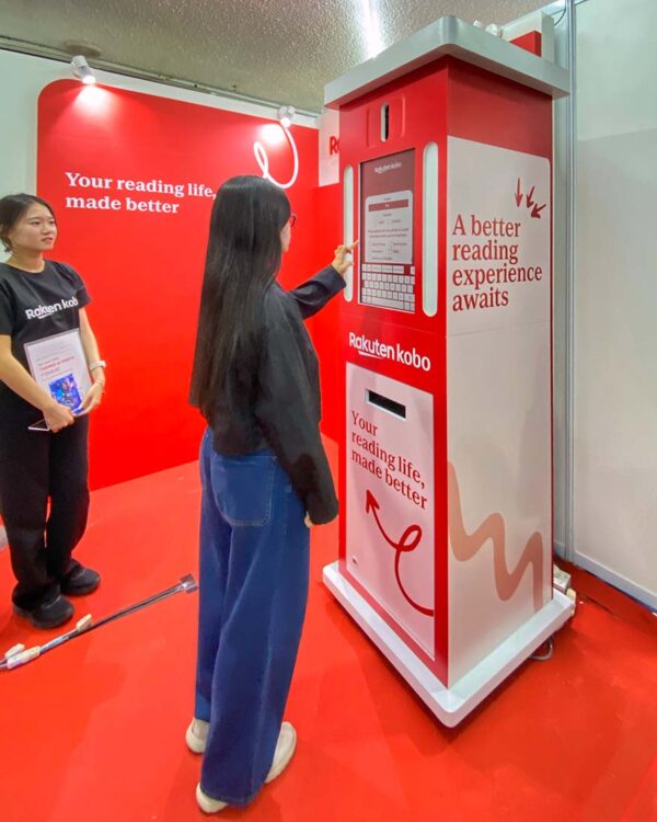 rakuten kobo digital reading experience kuala lumpur international book fair ai photo experience
