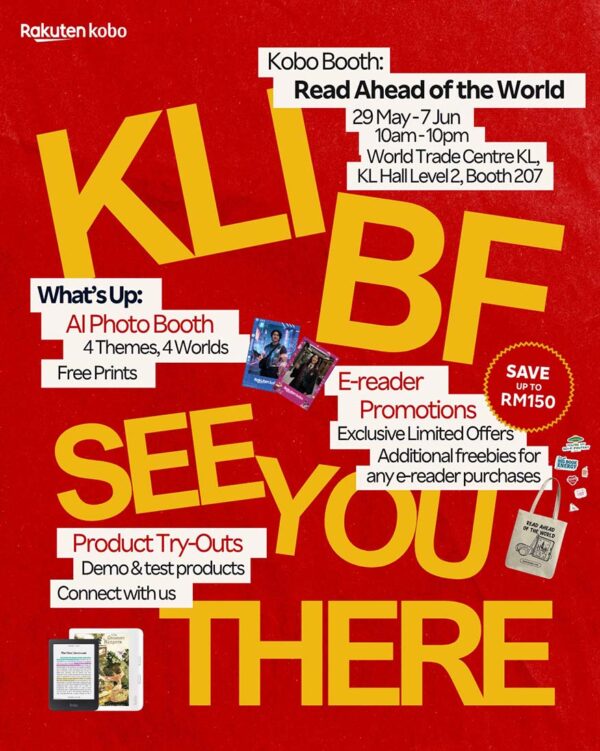 rakuten kobo digital reading experience kuala lumpur international book fair promotion