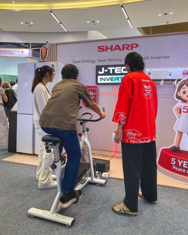 sharp nojima malaysia japanese living to my home lalaport kuala lumpur interactive booth
