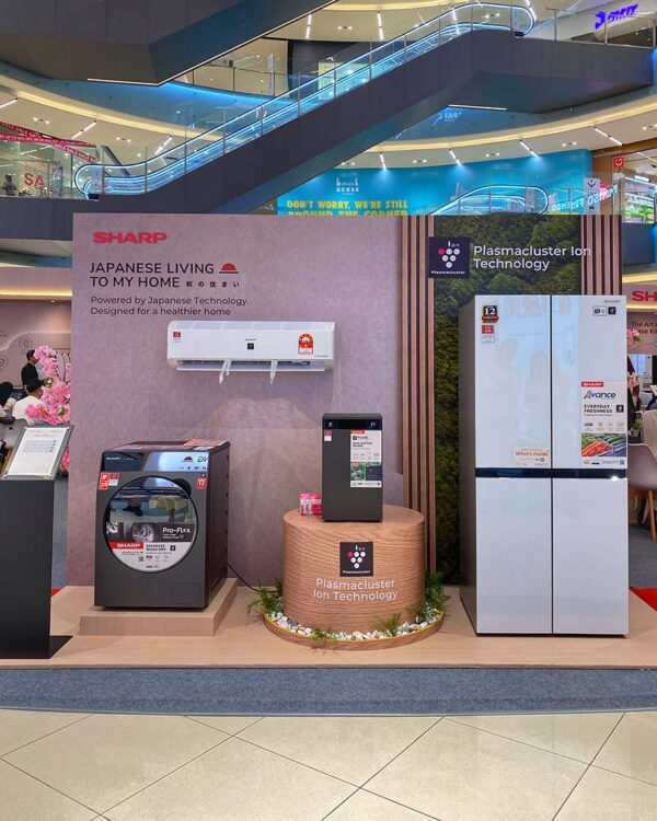 sharp nojima malaysia japanese living to my home lalaport kuala lumpur plasmacluster ion technology