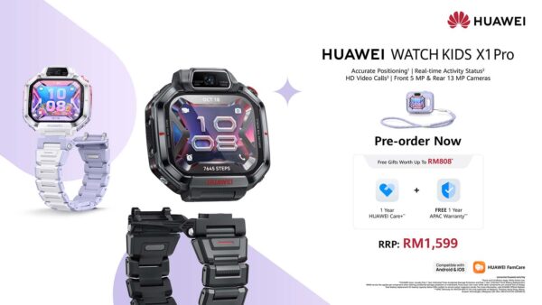 huawei watch kids x1 series detachable rotatable design