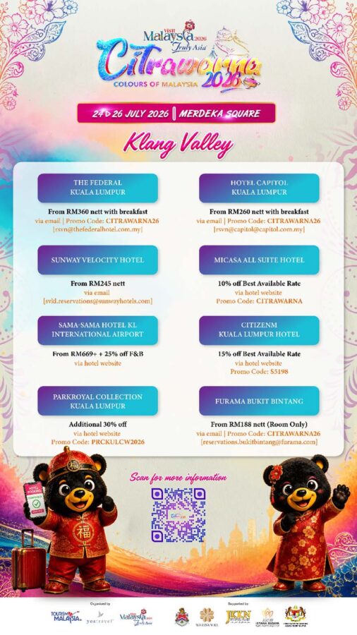 citrawarna 2026 exclusive hotel deals and citra rasa gastronomy klang valley list