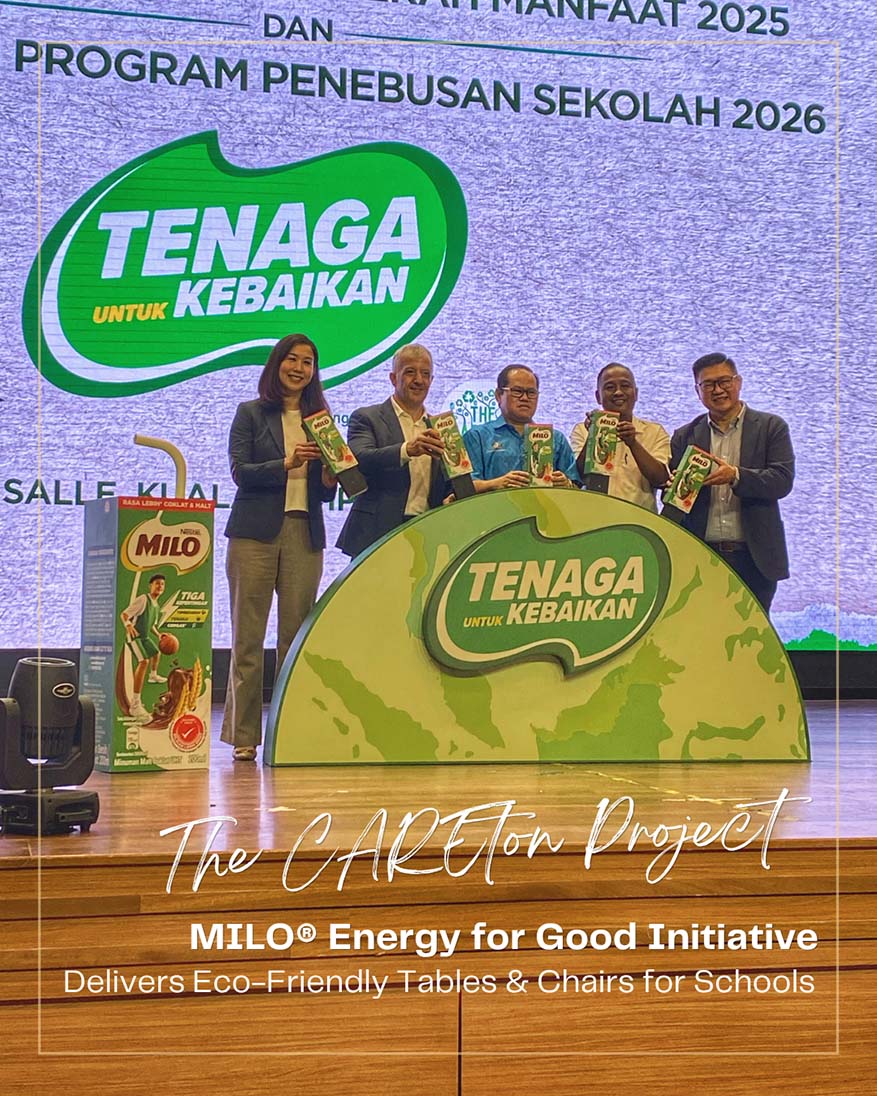 MILO® Energy for Good Initiative Delivers 1,000 Sets of Eco-Friendly Tables & Chairs for Schools Nationwide
