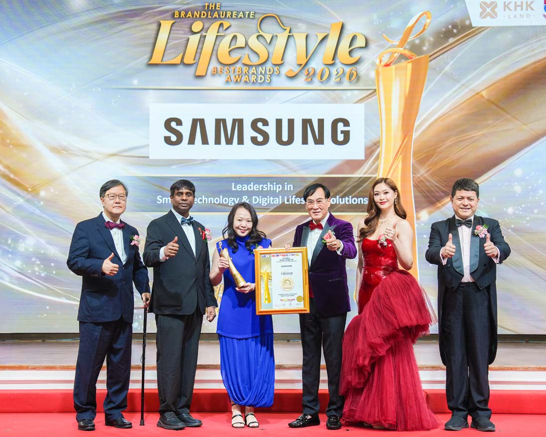 Samsung Malaysia Recognised for Leadership in Smart Technology & Digital Lifestyle Solutions at The BrandLaureate Lifestyle BestBrands Awards 2026