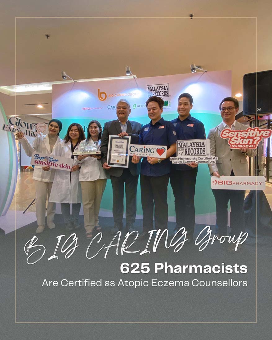625 Pharmacists From BIG CARING Group Are Certified as Atopic Eczema Counsellors