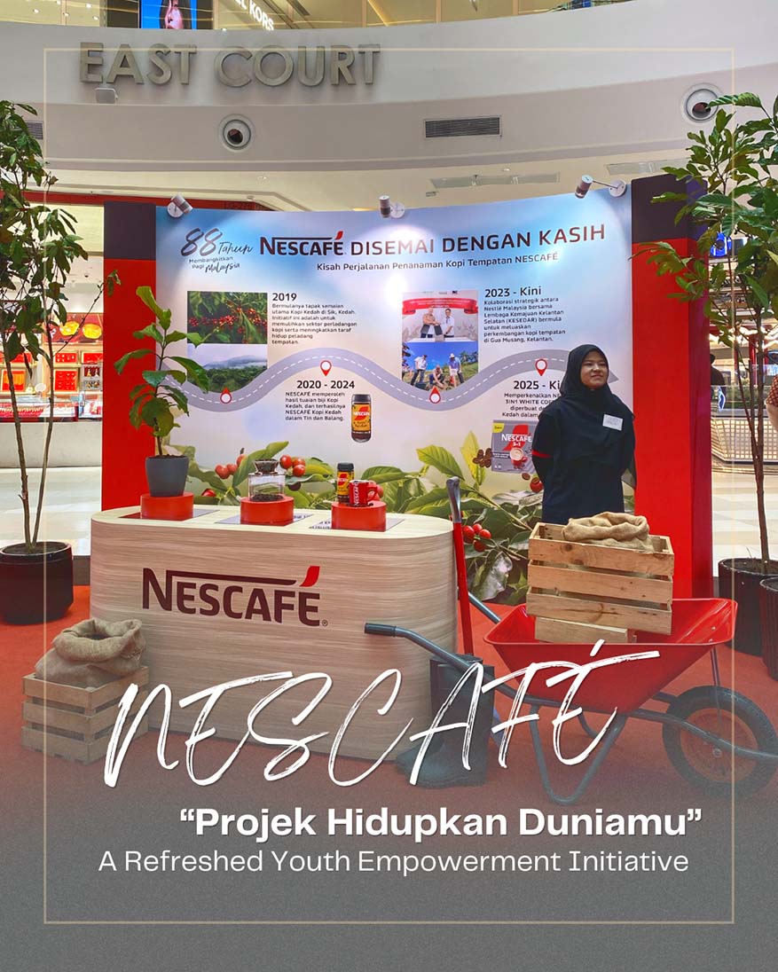 NESCAFÉ Launches “Projek Hidupkan Duniamu” To Help Young Malaysians
