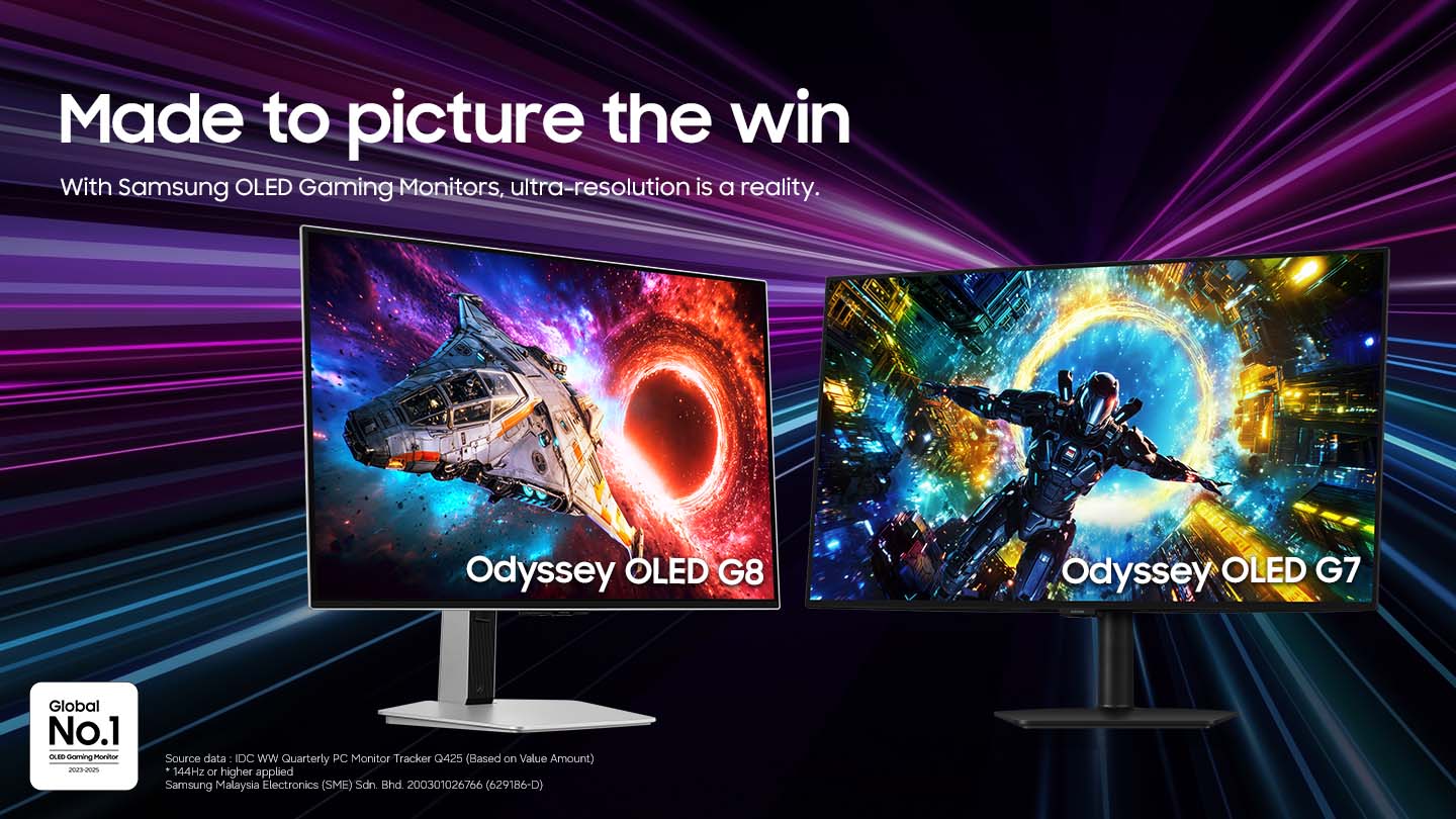 Elevate Your Gaming Experience with Samsung Odyssey OLED Gaming Monitors